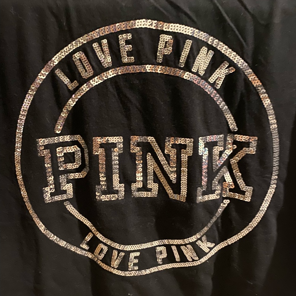 VS Pink shirt with sequins